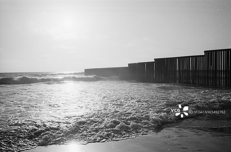 提华纳，美国边境城市图片素材