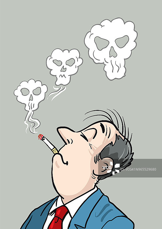 抽雪茄的男人图片素材