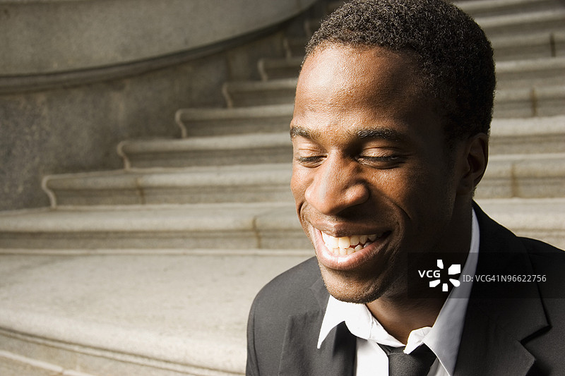 微笑的商人图片素材