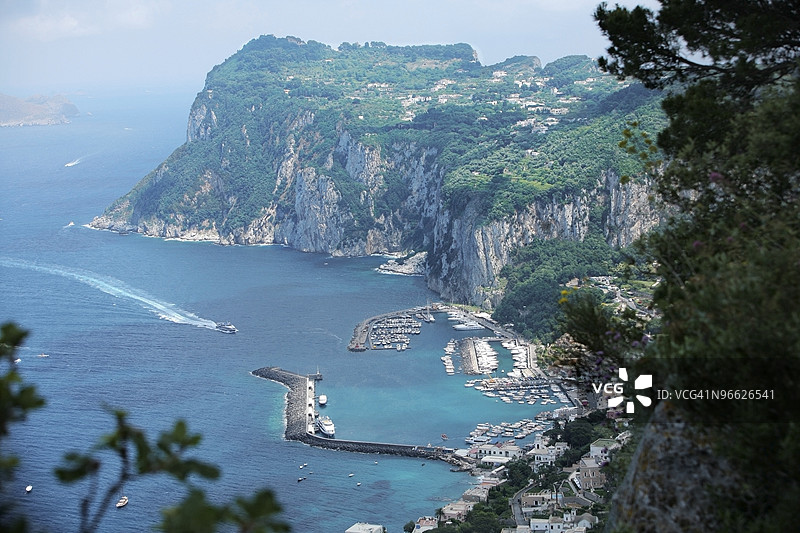 海洋码头的美丽景色图片素材