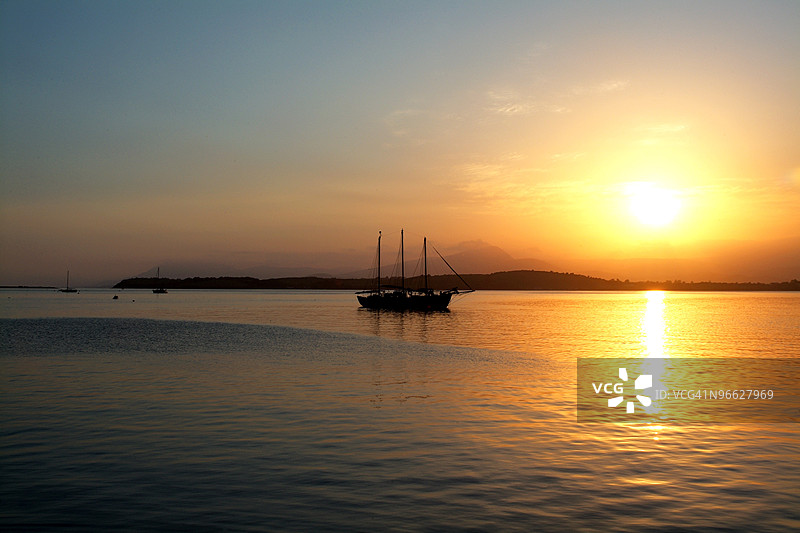 爱尔兰科克郡班特里湾的日落图片素材