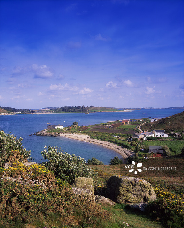 布赖赫尔背景中的特雷斯科图片素材