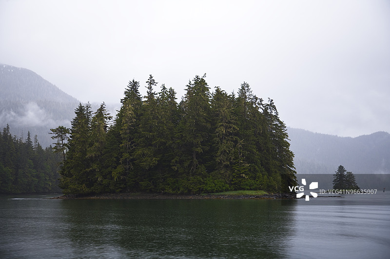 米特科夫岛，东南阿拉斯加，内陆通道，美国图片素材