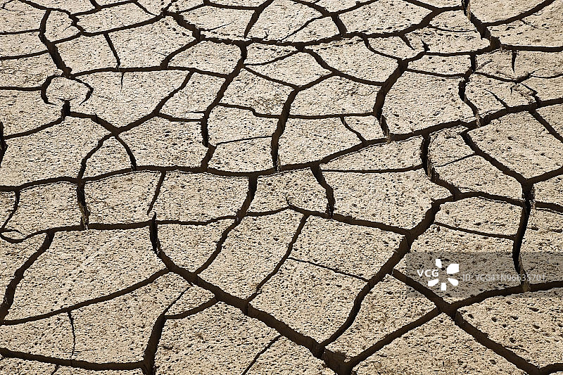 干涸河床，干旱时期图片素材
