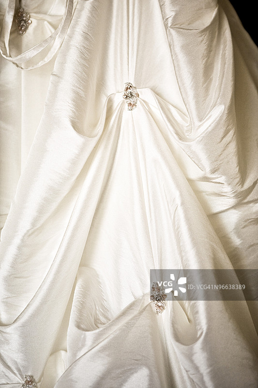 婚纱特写图片素材