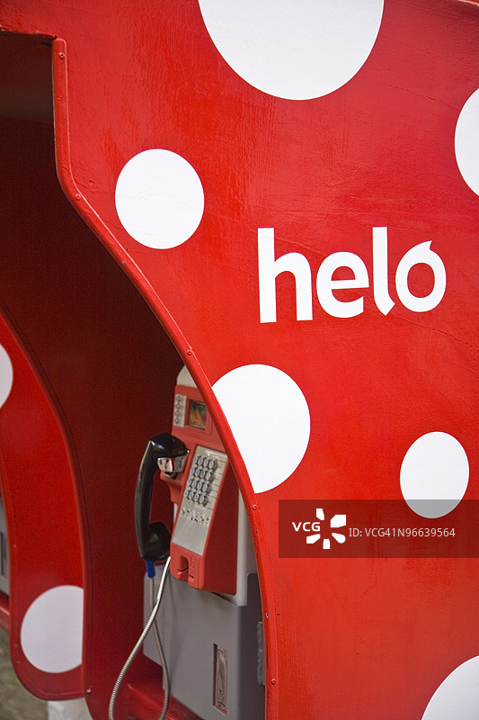 电话亭图片素材