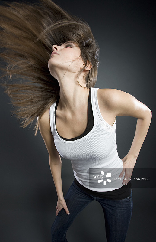 长发女性图片素材