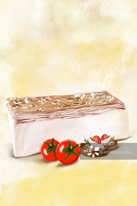 意大利背膘肉图片素材