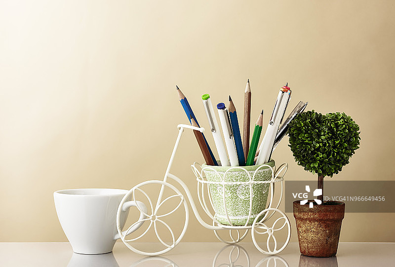 办公用品。图片素材