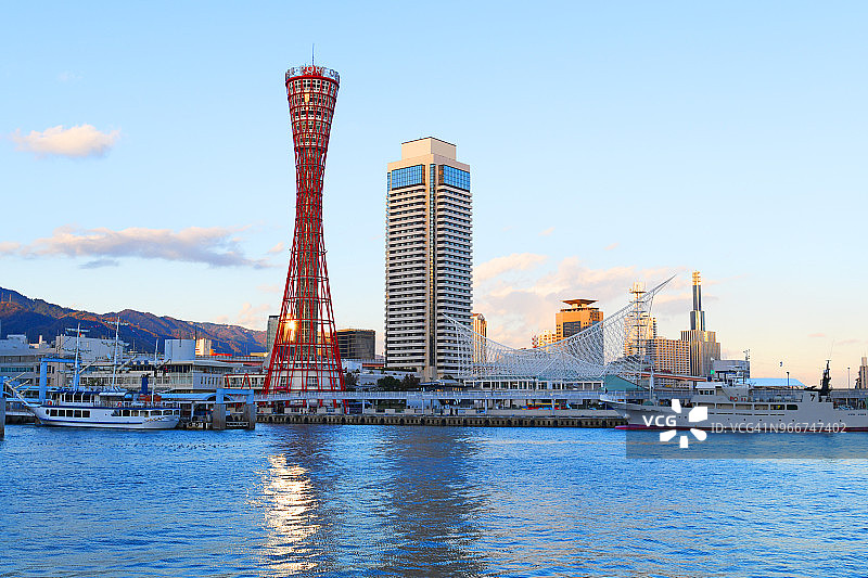 神户港景色图片素材