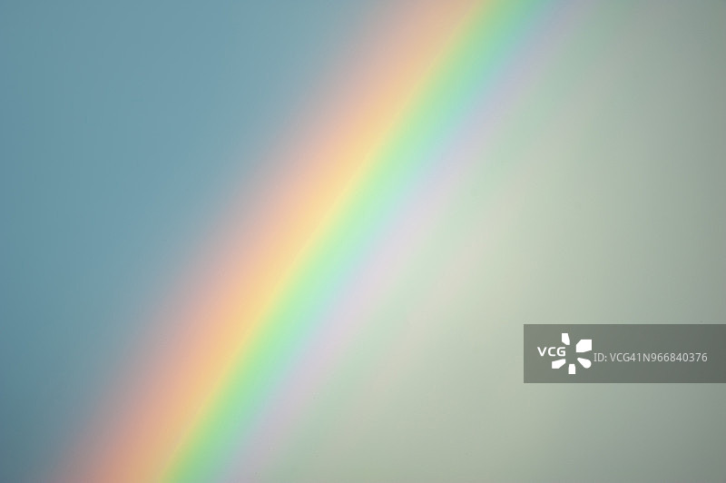 天空中的真实彩虹照片图片素材