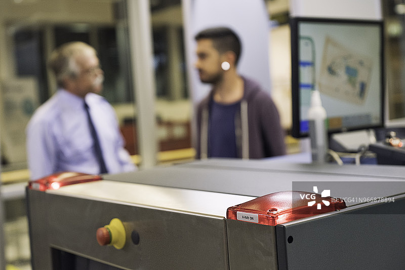 机场安检图片素材