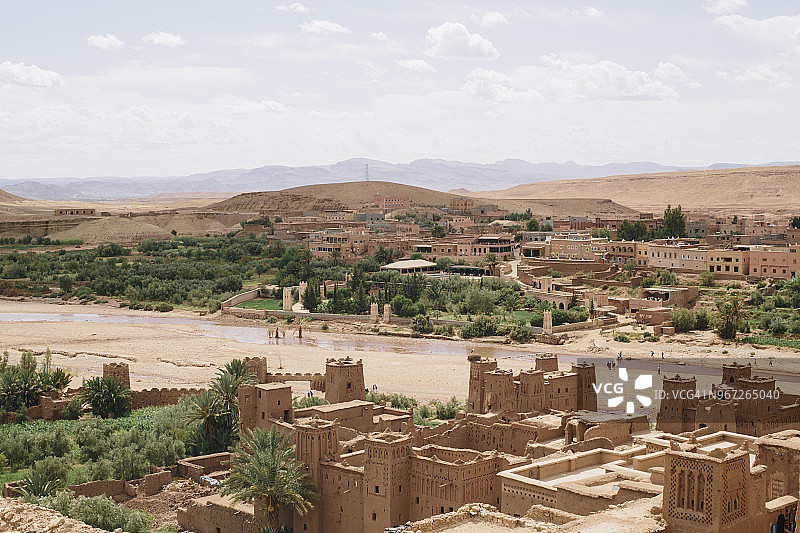 艾本哈杜村风光：摩洛哥沙漠图片素材