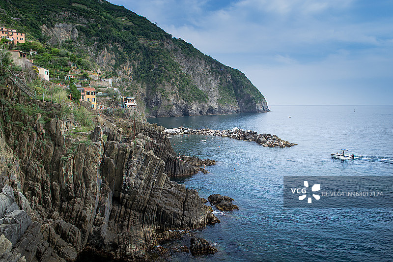 意大利热那亚里奥马焦雷图片素材