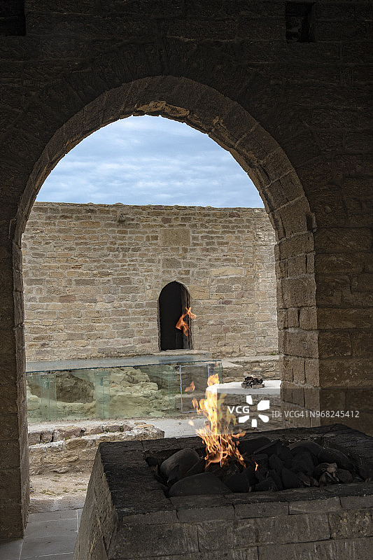 阿特什加，火焰神庙，阿塞拜疆图片素材