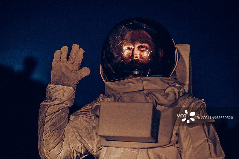 我做到了，来自外星球的问候图片素材