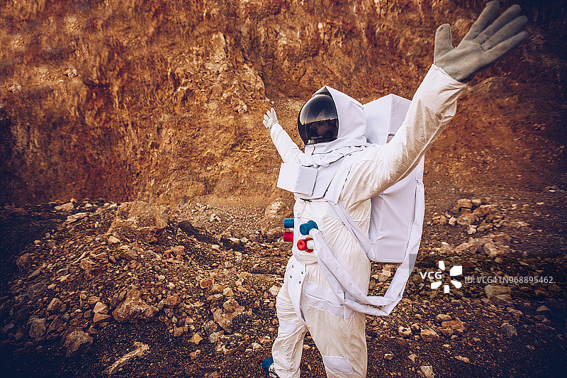快乐的宇航员图片素材
