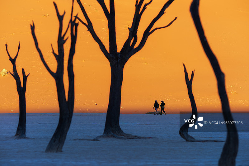 纳米比亚苏丝斯黎死亡谷沙丘图片素材