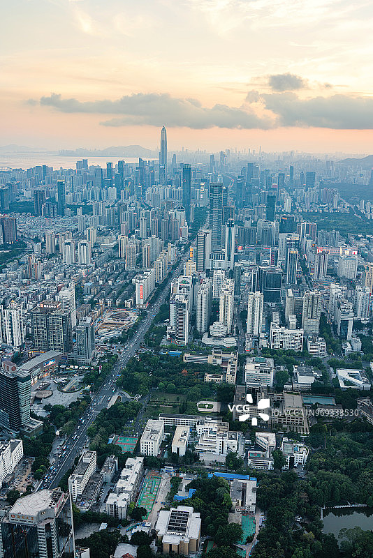 中国深圳的摩天大楼图片素材