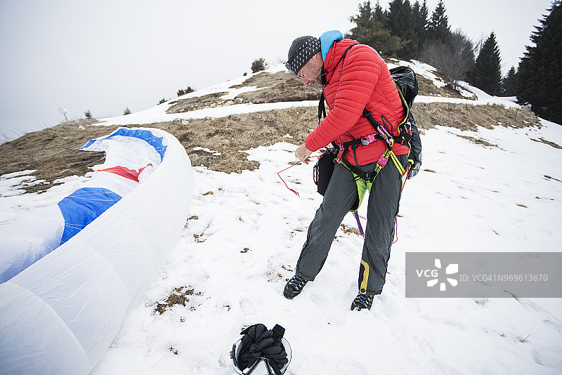 滑翔伞图片素材