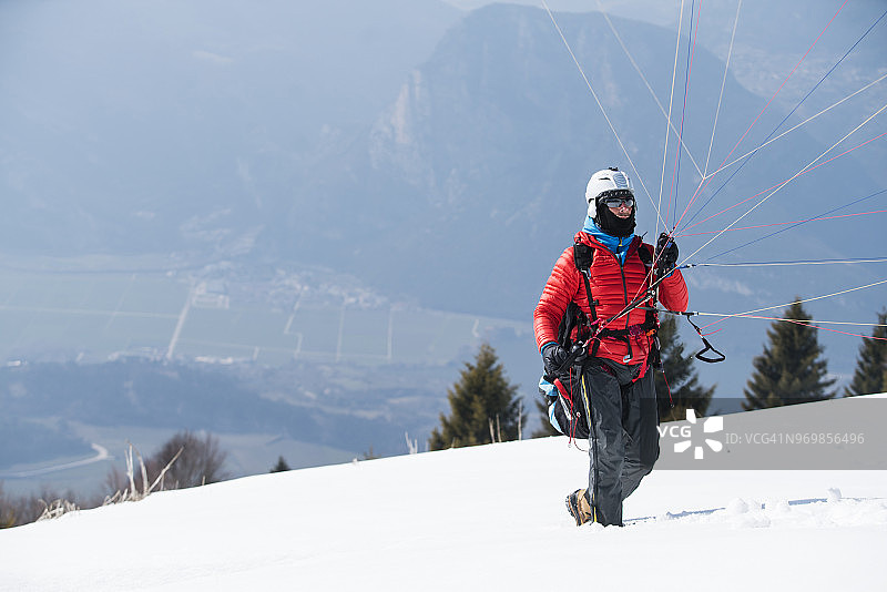 滑翔伞图片素材