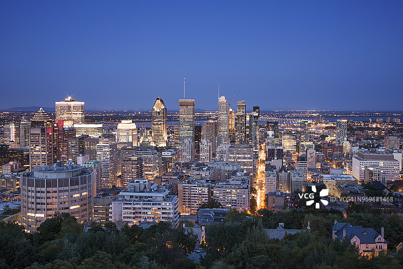 蒙特利尔天际线图片素材