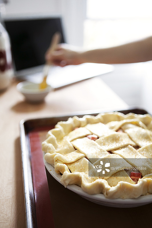 馅饼特写图片素材