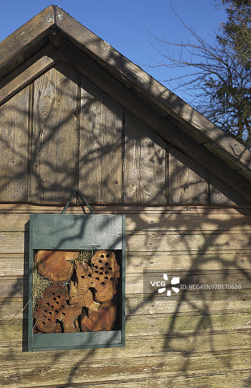自制昆虫旅馆图片素材