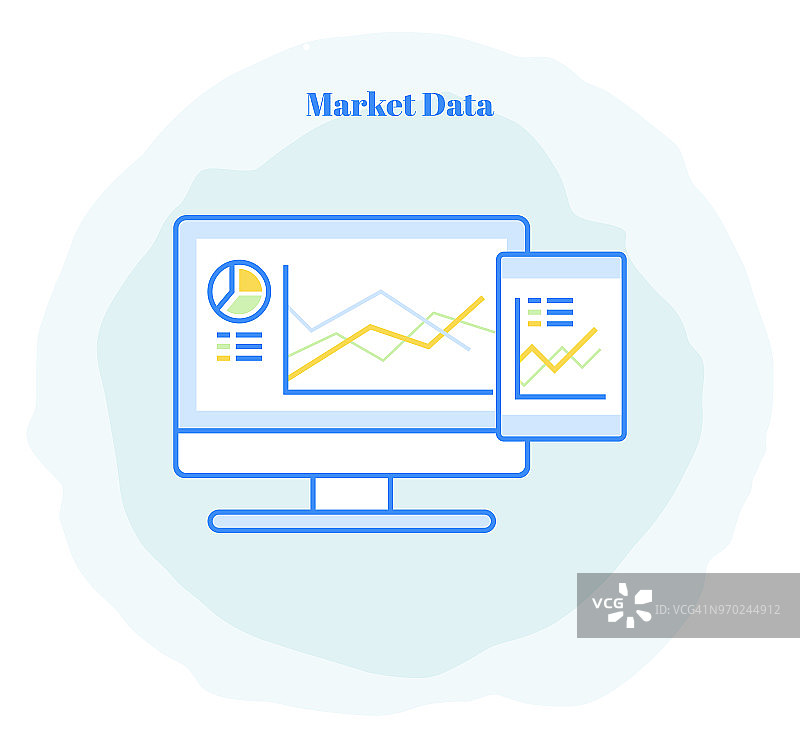 市场数据图标图片素材