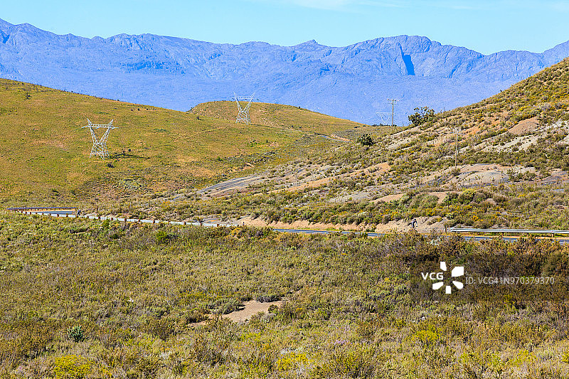 西开普省的谷神星山谷以其农场和美丽的景色而闻名。南非谷神星图片素材