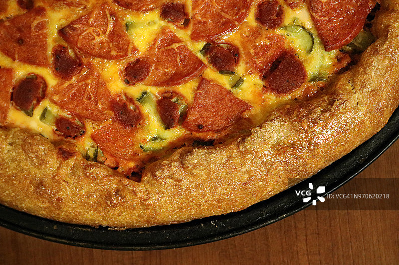 自制意大利乡村比萨图片素材