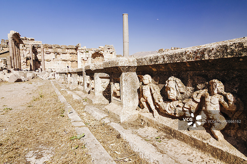 巴尔贝克罗马遗址图片素材