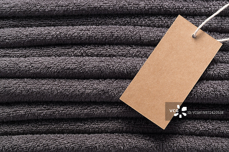 叠放毛圈布图片素材