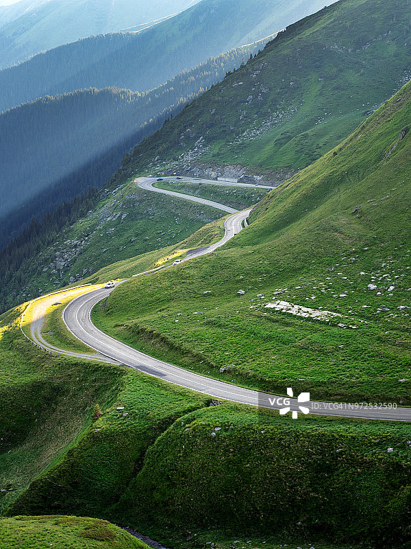 Transfagarasan公路，罗马尼亚喀尔巴阡山脉图片素材