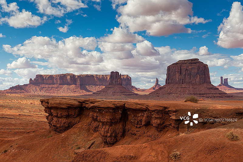 纪念碑谷中的约翰·福特点图片素材