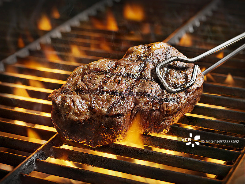 烤西冷牛排图片素材