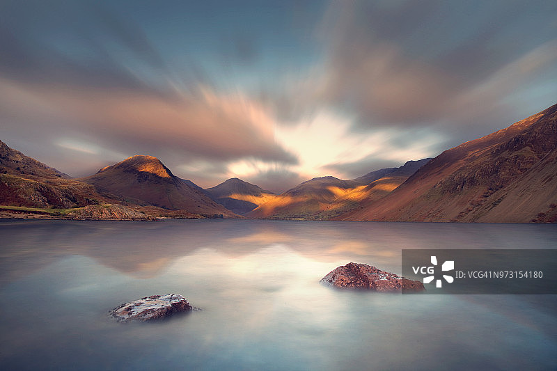 湖区荒原湖泊图片素材