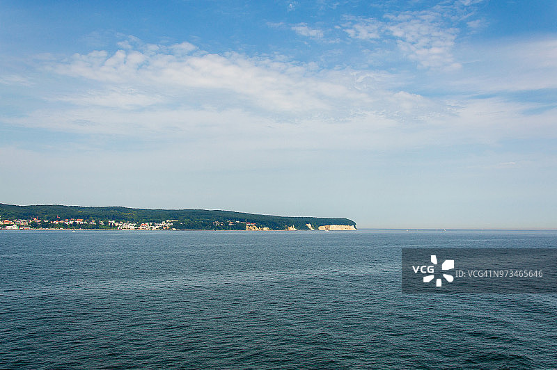 德国吕根岛克莱德费尔森的田园风光图片素材