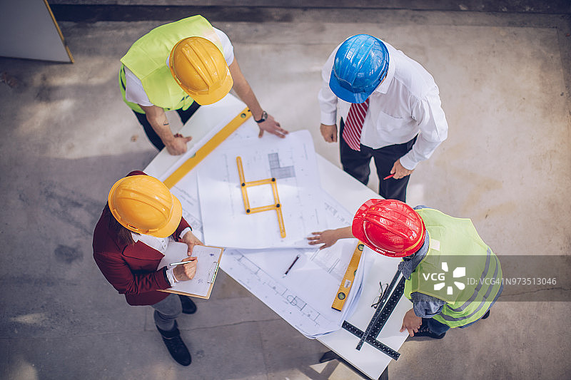 建筑师协同工作图片素材