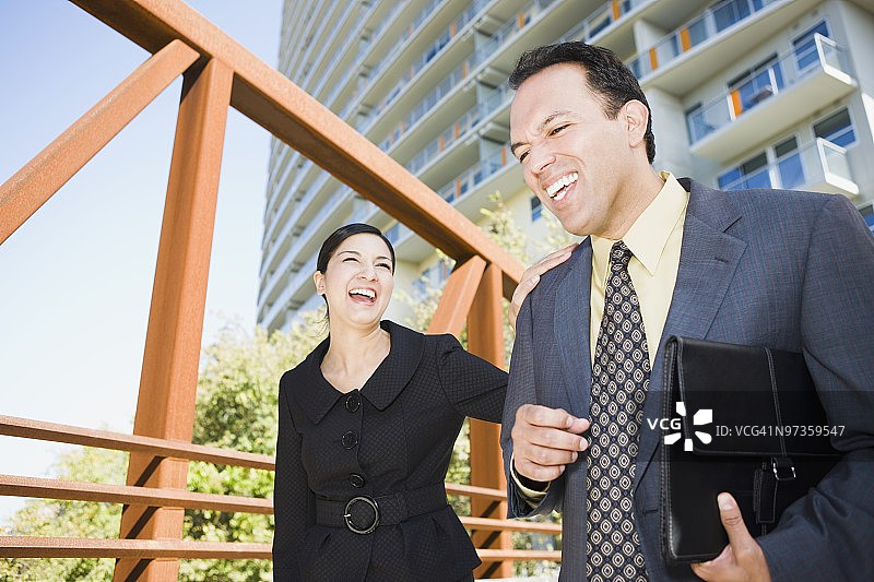 商人交谈图片素材