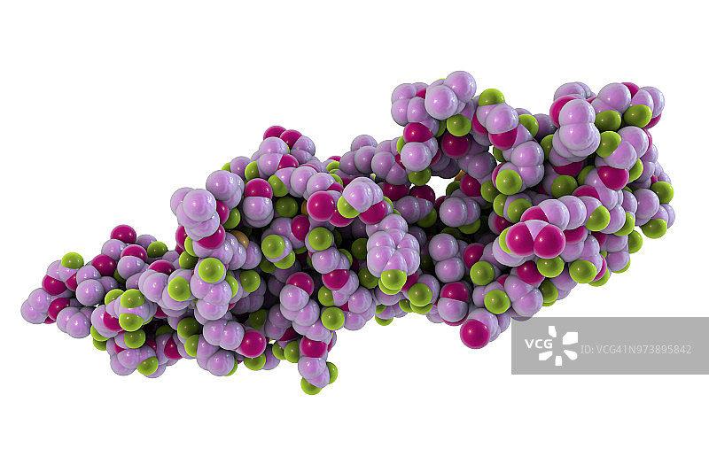 绒毛膜促性腺激素分子图图片素材