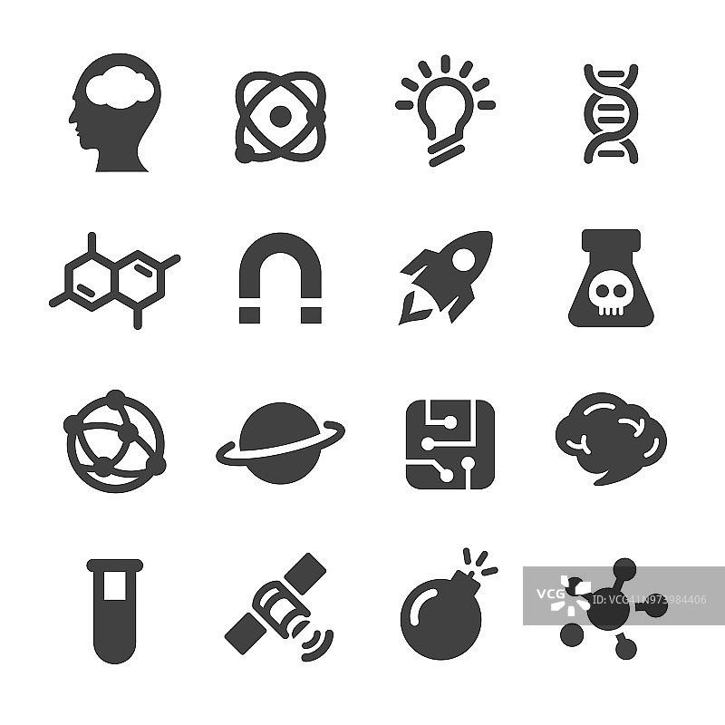 科学与研究图标集 - Acme系列图片素材
