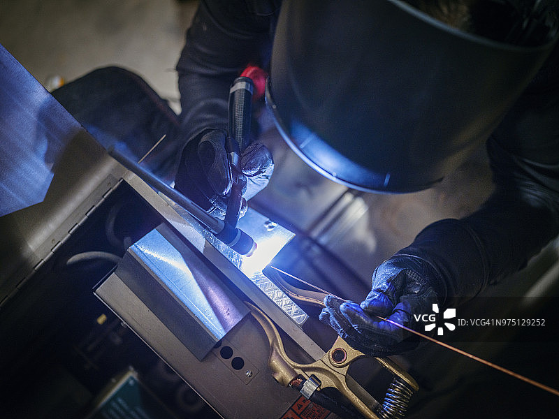 氩弧焊工图片素材