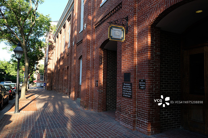 亚历山德里亚弗吉尼亚市政厅图片素材