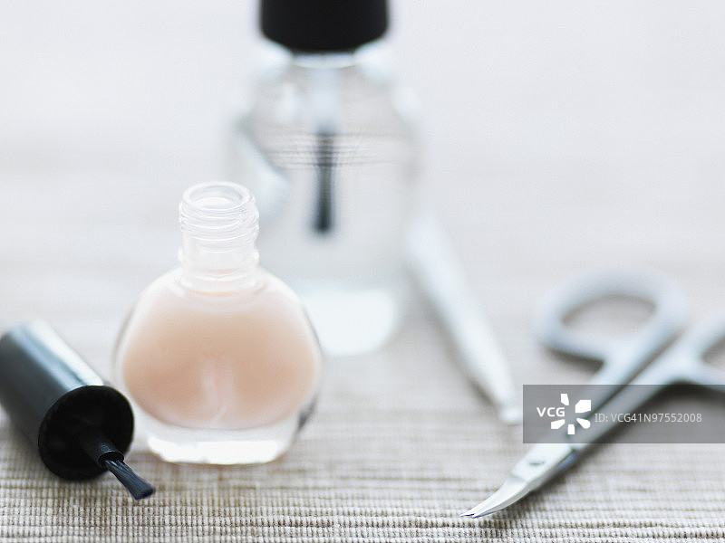 指甲油特写图片素材