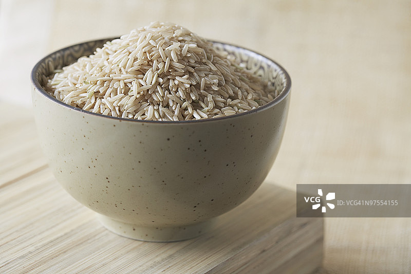 糙米饭碗图片素材