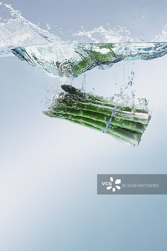 水中的芦笋图片素材