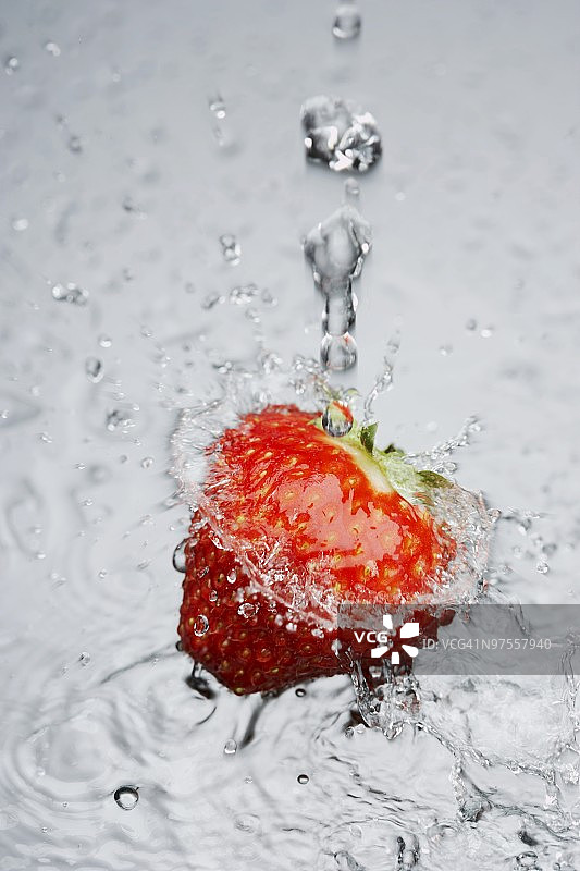 水中草莓图片素材