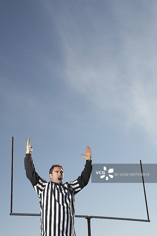 裁判示意达阵图片素材