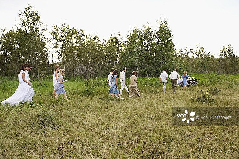 参加婚宴的宾客图片素材